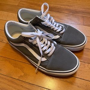 Grey/white Vans shoes